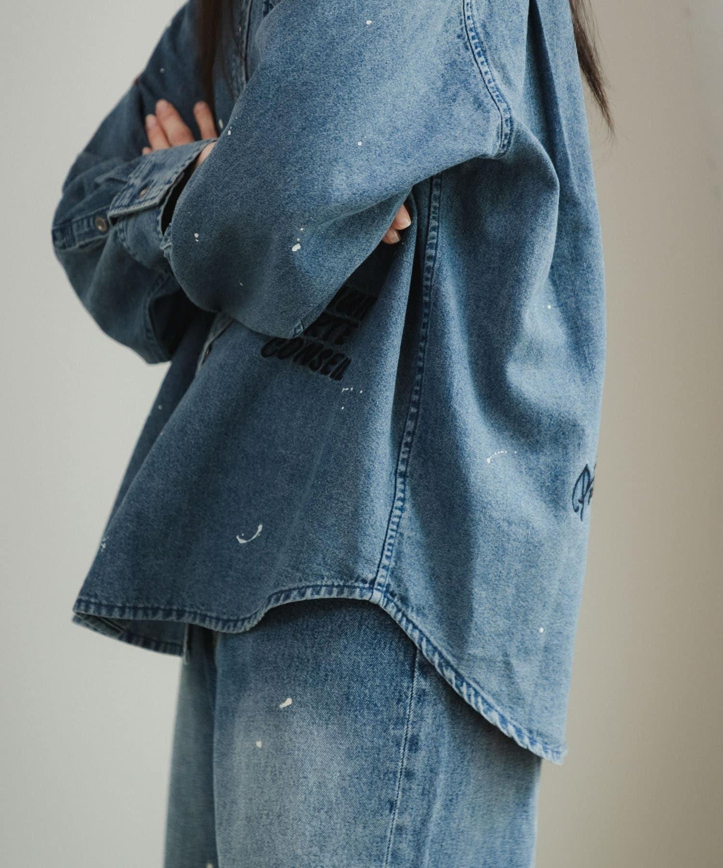 PICCADILLY×URBAN RESEARCH 刺繡牛仔襯衫