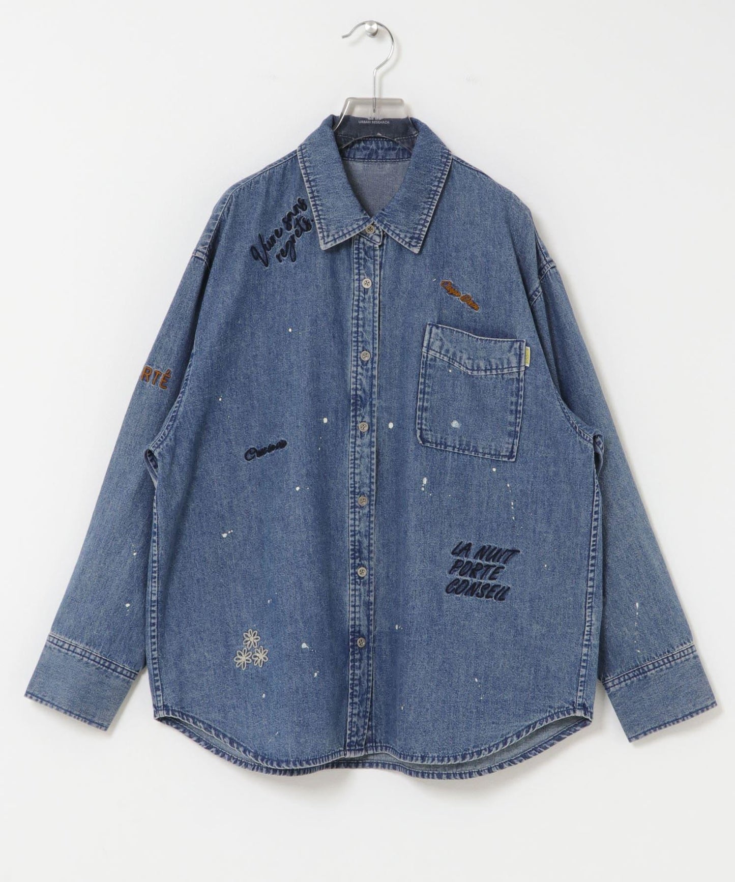 PICCADILLY×URBAN RESEARCH 刺繡牛仔襯衫