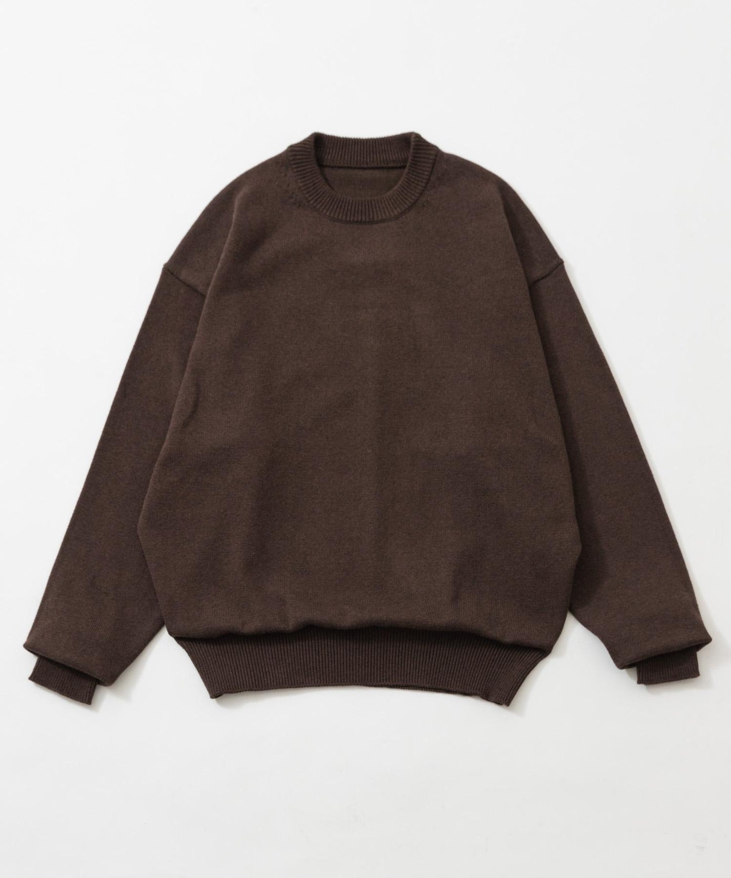 COTTON CASHMERE 圓領針織衫