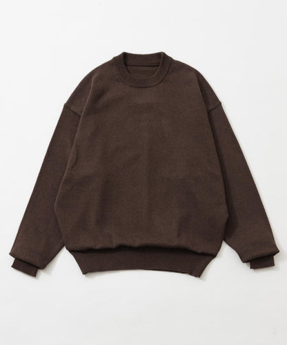 COTTON CASHMERE 圓領針織衫