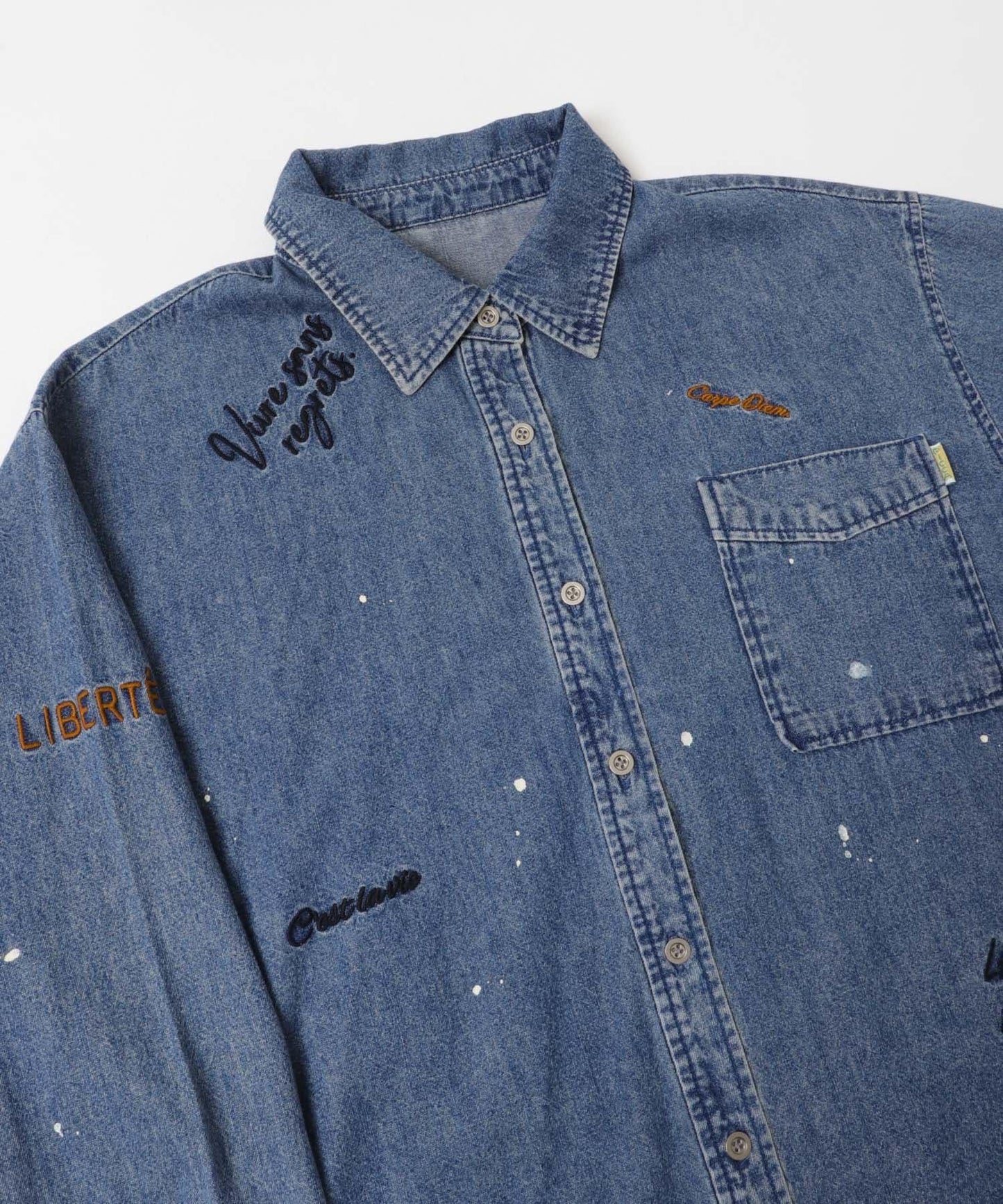 PICCADILLY×URBAN RESEARCH 刺繡牛仔襯衫