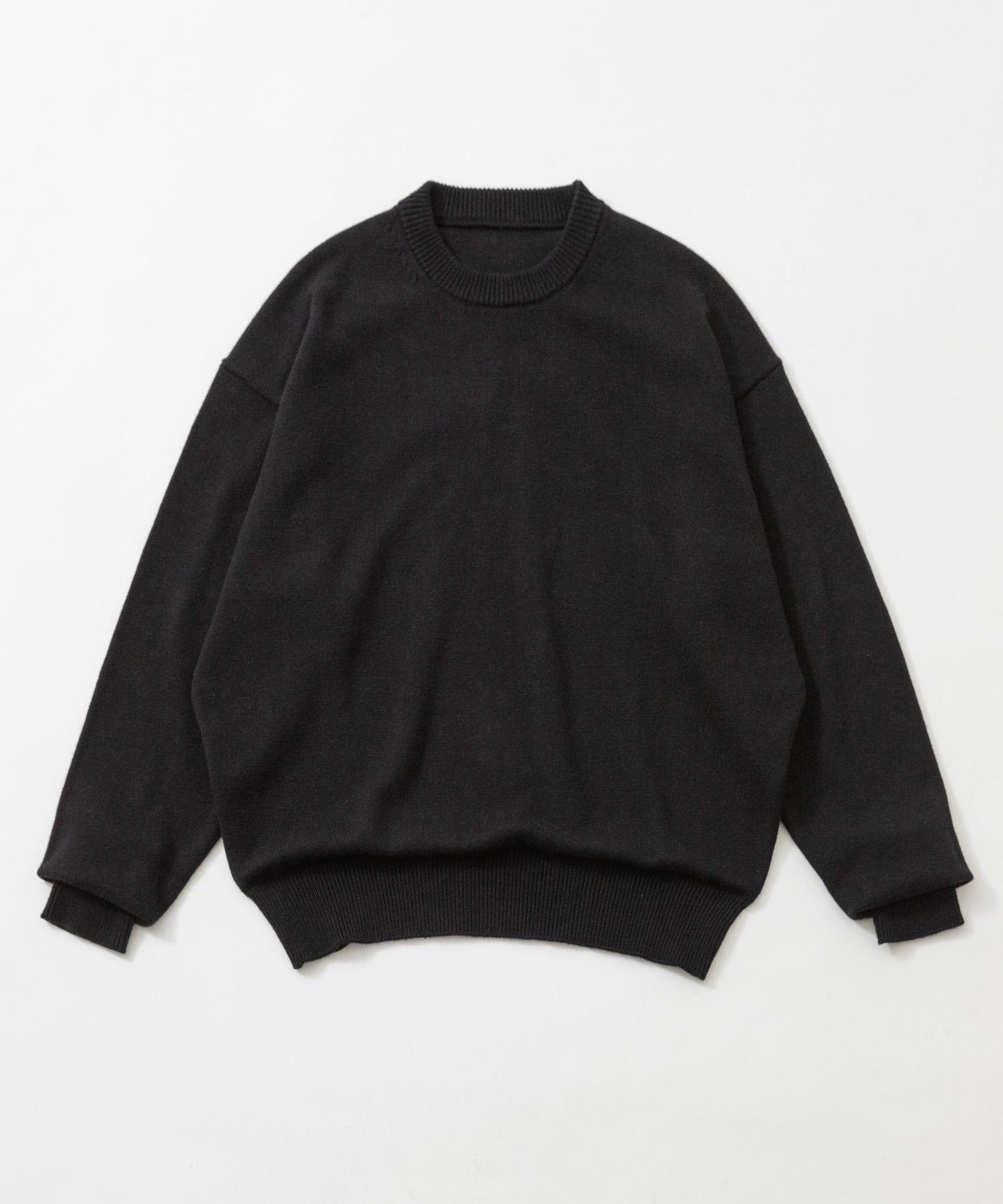 COTTON CASHMERE 圓領針織衫