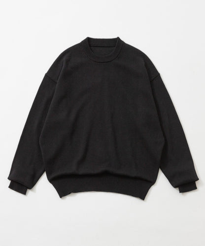 COTTON CASHMERE 圓領針織衫