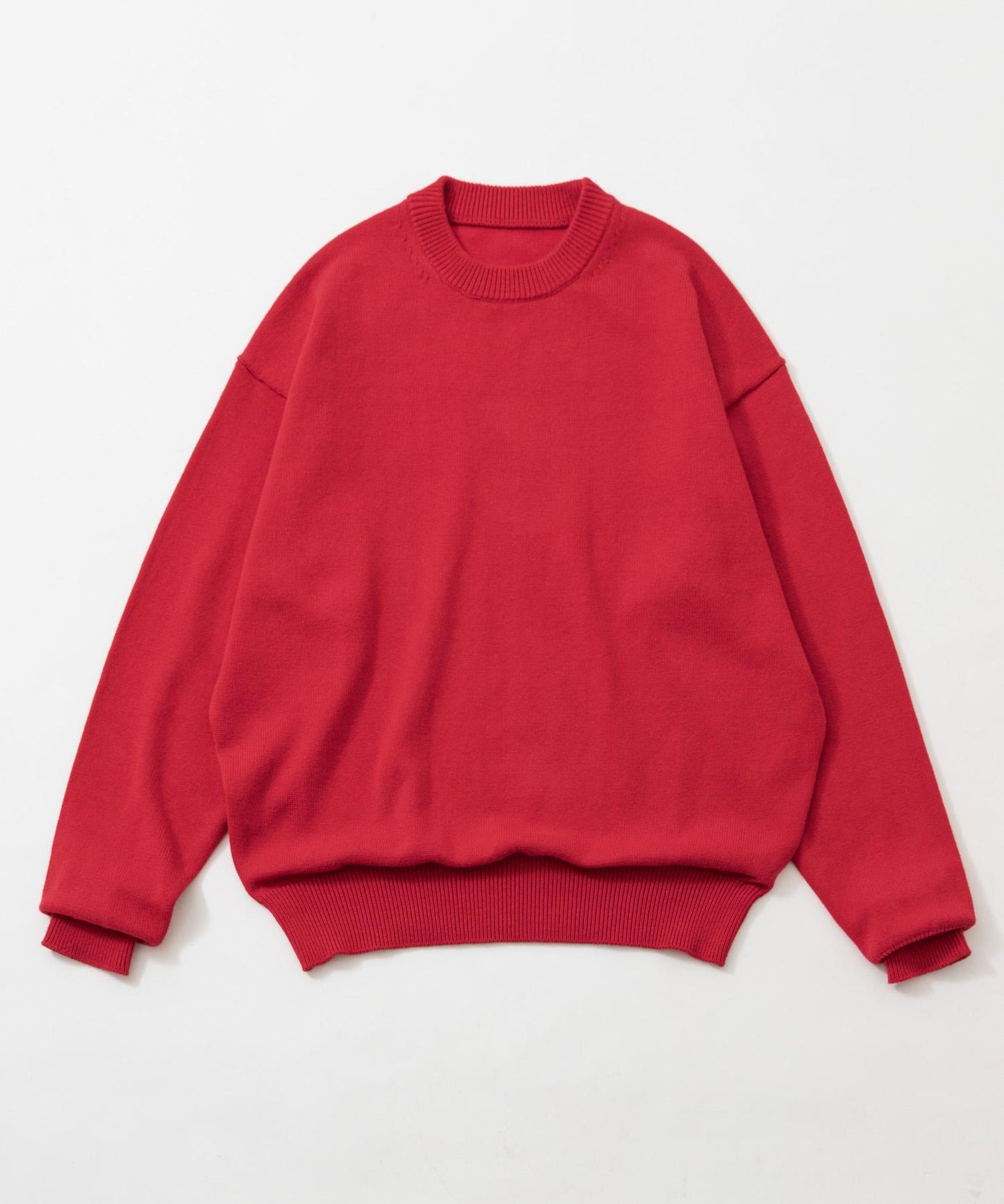 COTTON CASHMERE 圓領針織衫