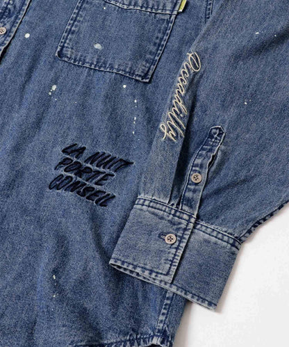 PICCADILLY×URBAN RESEARCH 刺繡牛仔襯衫