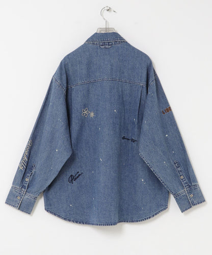 PICCADILLY×URBAN RESEARCH 刺繡牛仔襯衫