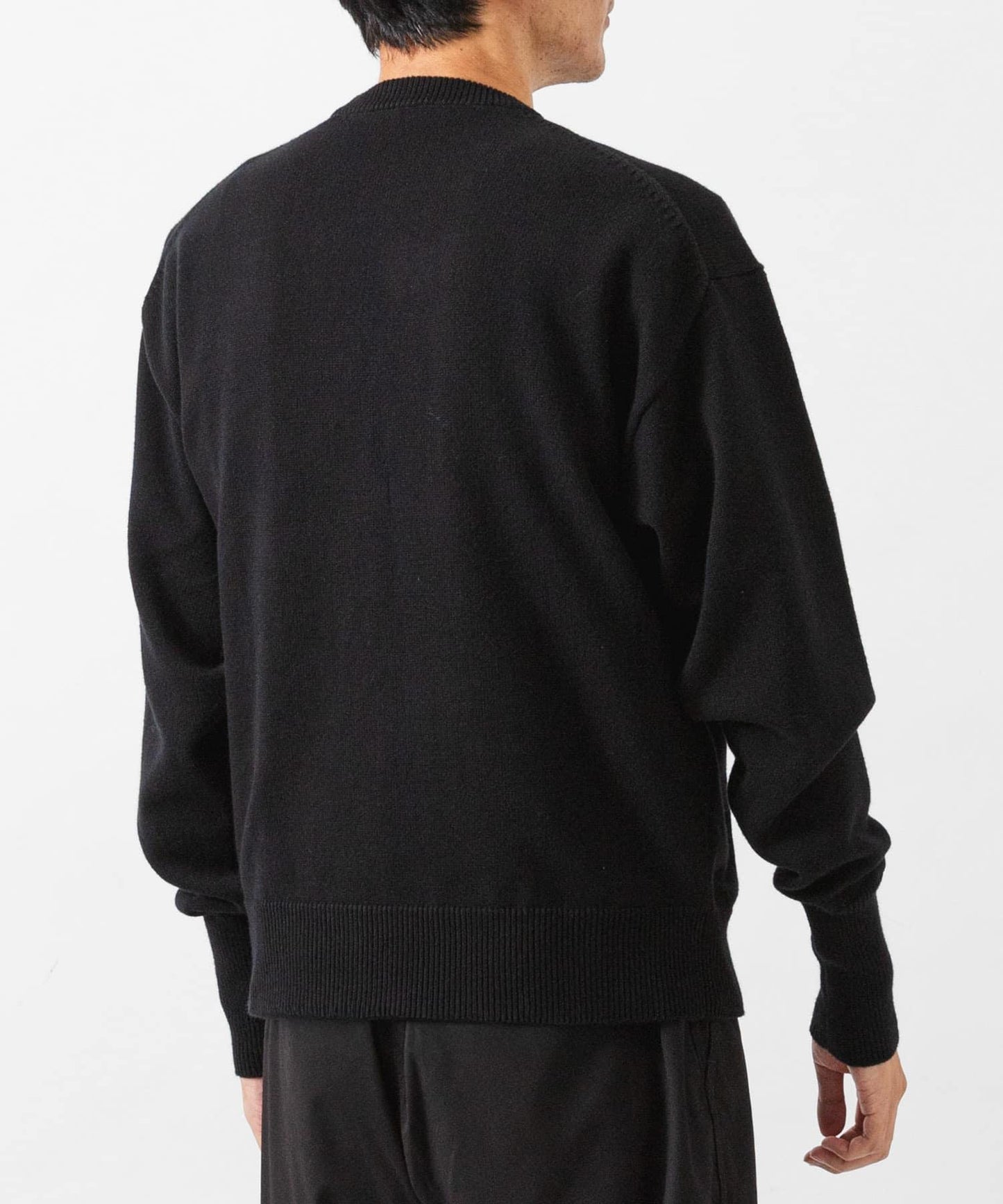 COTTON CASHMERE 圓領針織衫