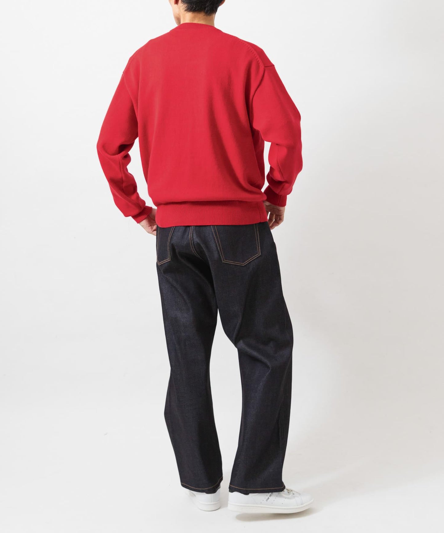 COTTON CASHMERE 圓領針織衫