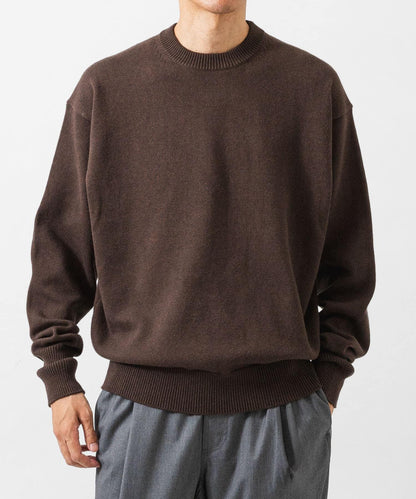 COTTON CASHMERE 圓領針織衫