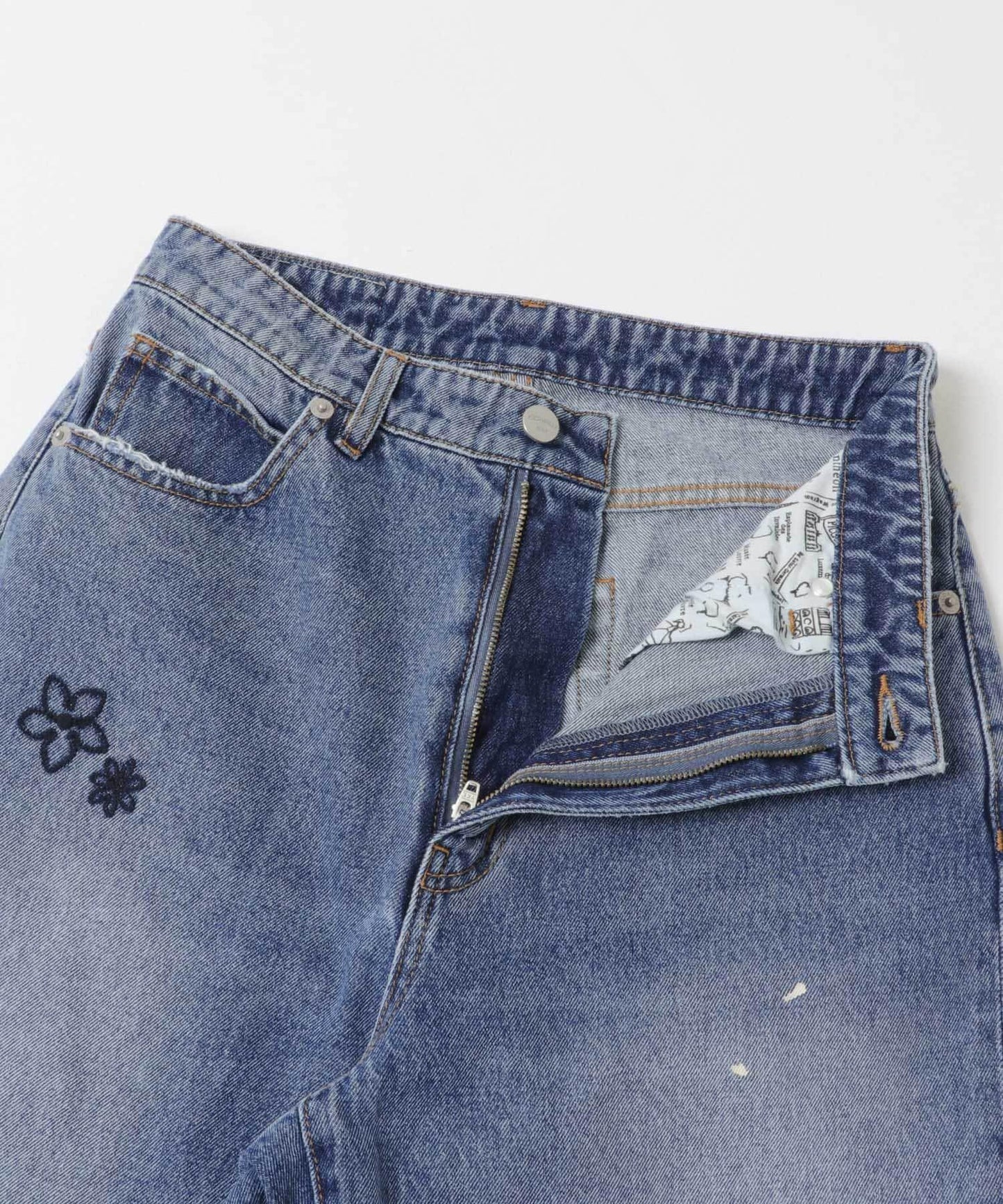 PICCADILLY×URBAN RESEARCH 刺繡牛仔褲