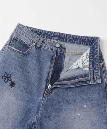 PICCADILLY×URBAN RESEARCH 刺繡牛仔褲