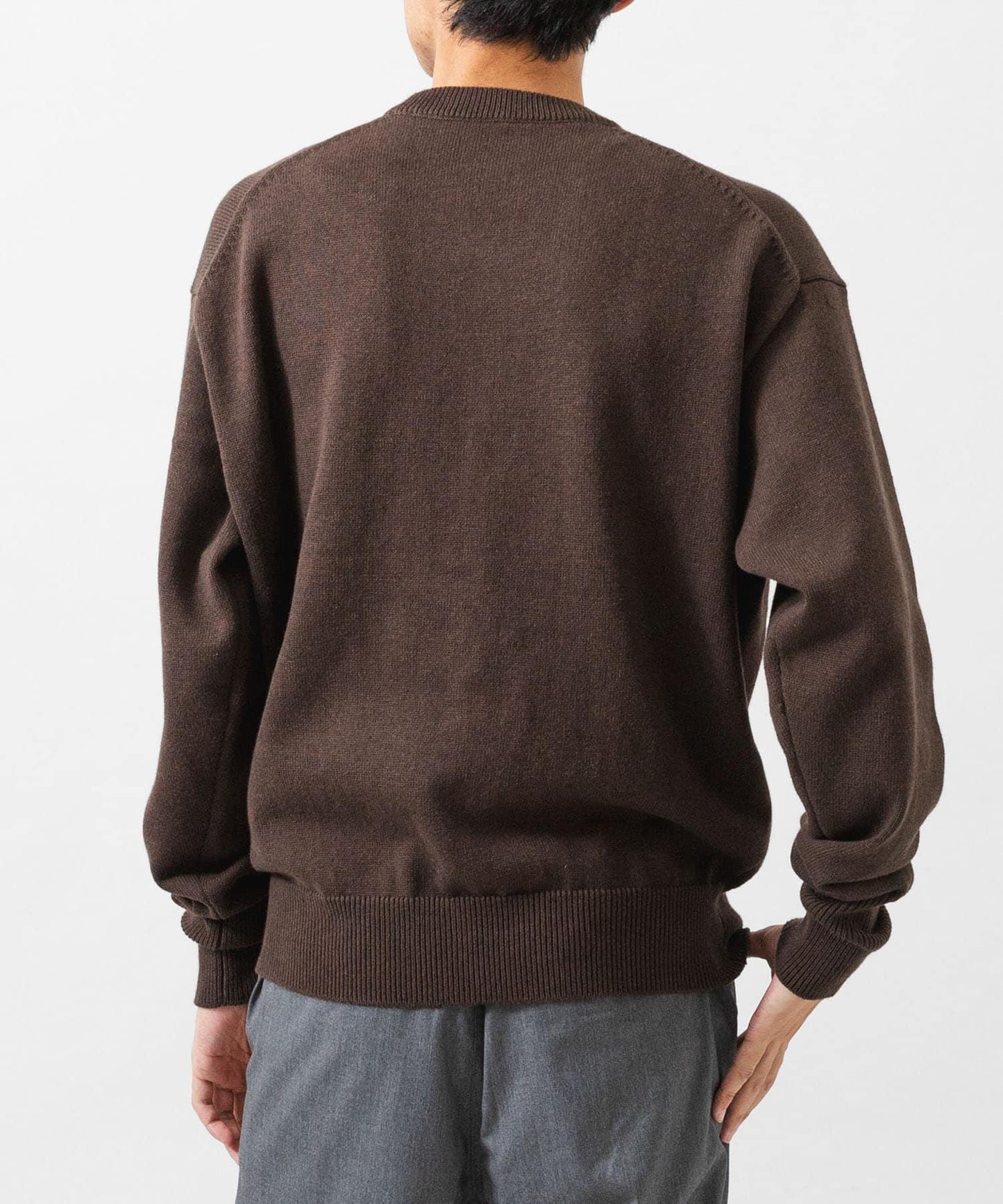 COTTON CASHMERE 圓領針織衫