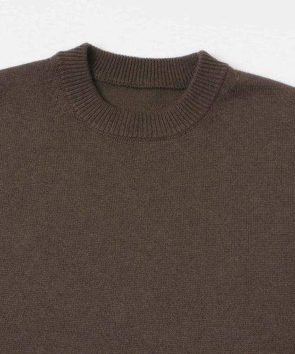 COTTON CASHMERE 圓領針織衫