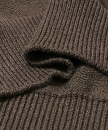 COTTON CASHMERE 圓領針織衫