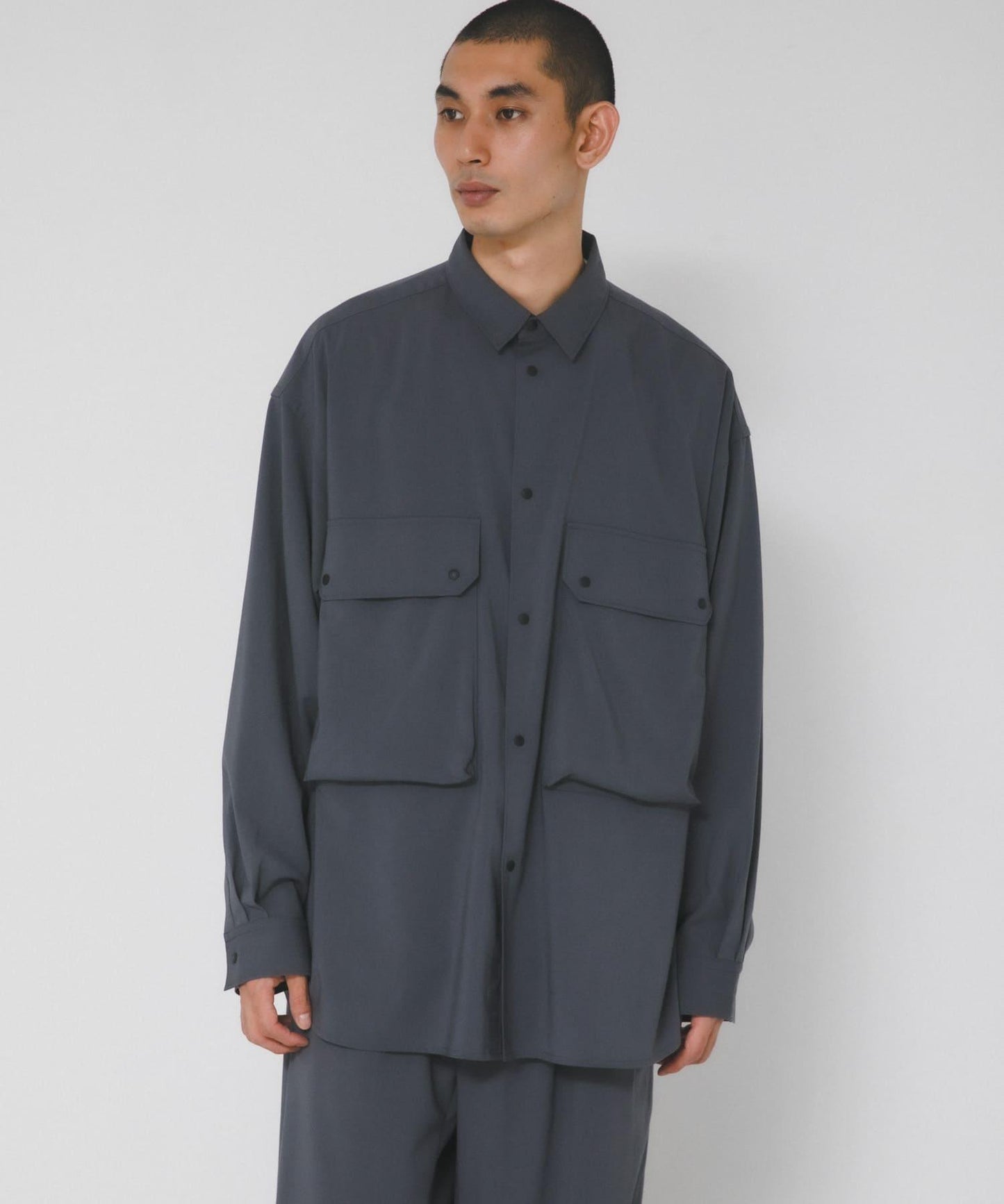 UV防曬 防靜電 易打理 SMOOTH WOOLYLIKE LONG-SLEEVE SHIRTS