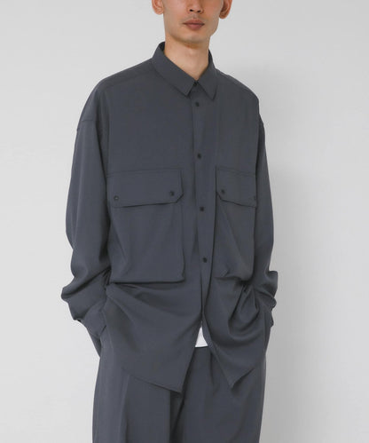UV防曬 防靜電 易打理 SMOOTH WOOLYLIKE LONG-SLEEVE SHIRTS