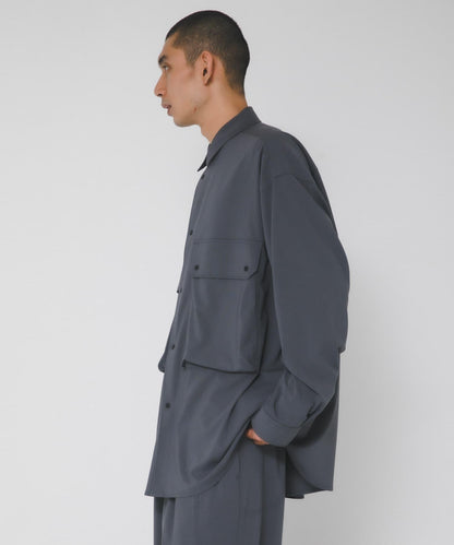UV防曬 防靜電 易打理 SMOOTH WOOLYLIKE LONG-SLEEVE SHIRTS