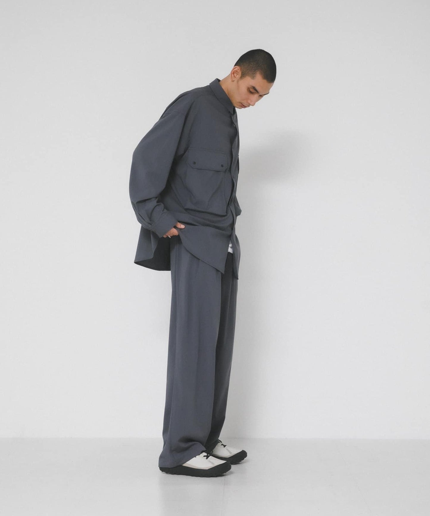 UV防曬 防靜電 易打理 SMOOTH WOOLYLIKE LONG-SLEEVE SHIRTS