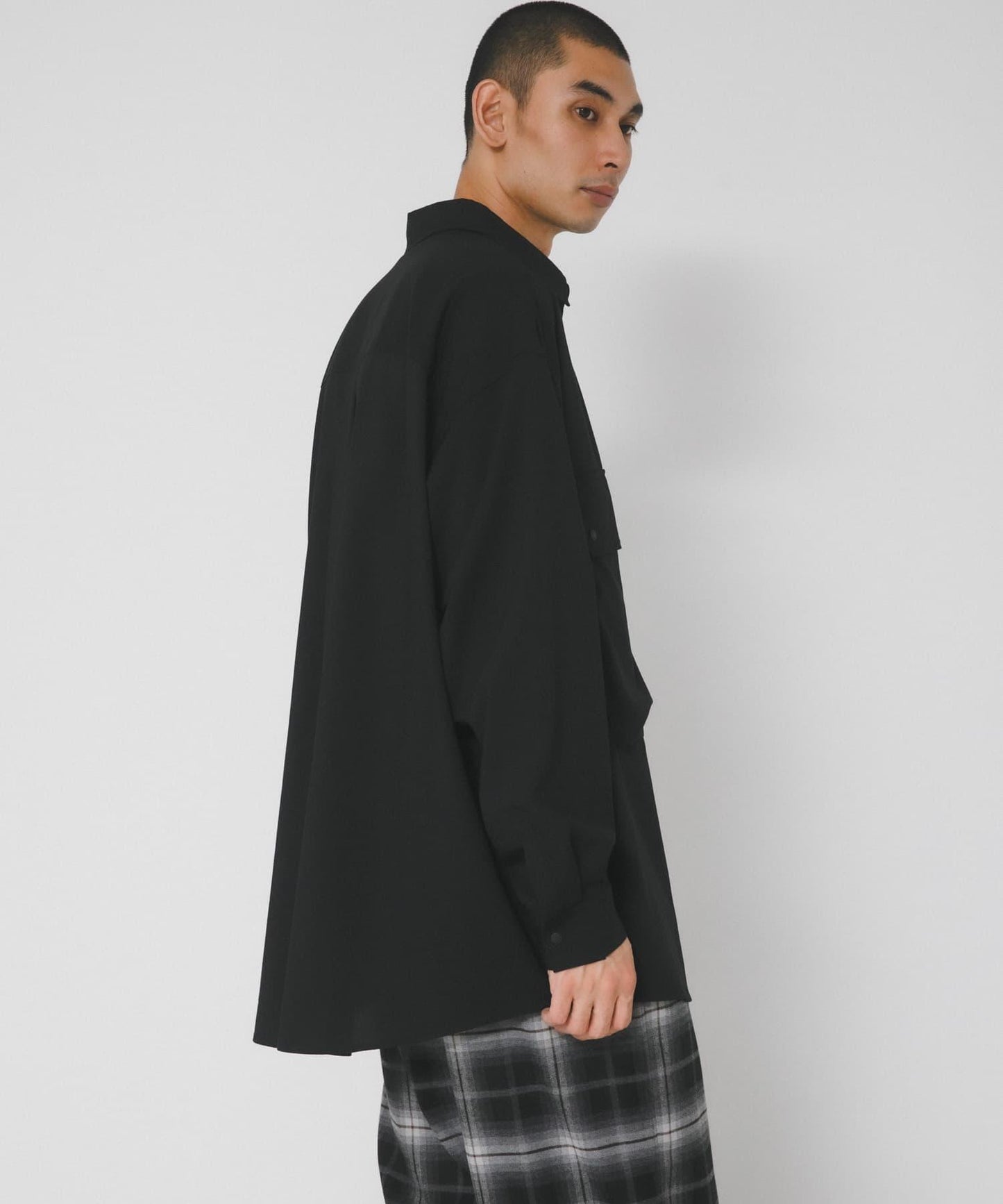 UV防曬 防靜電 易打理 SMOOTH WOOLYLIKE LONG-SLEEVE SHIRTS