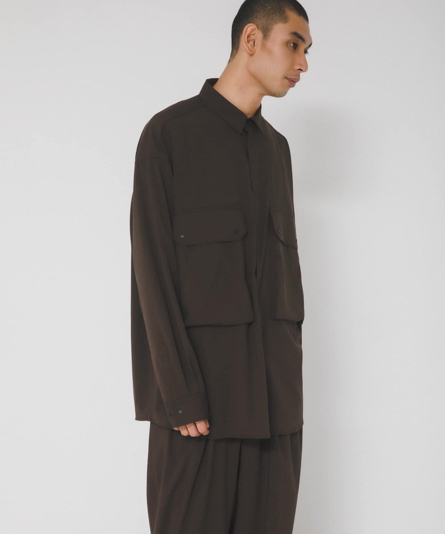 UV防曬 防靜電 易打理 SMOOTH WOOLYLIKE LONG-SLEEVE SHIRTS