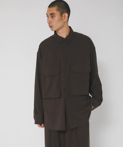 UV防曬 防靜電 易打理 SMOOTH WOOLYLIKE LONG-SLEEVE SHIRTS