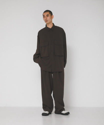 UV防曬 防靜電 易打理 SMOOTH WOOLYLIKE LONG-SLEEVE SHIRTS