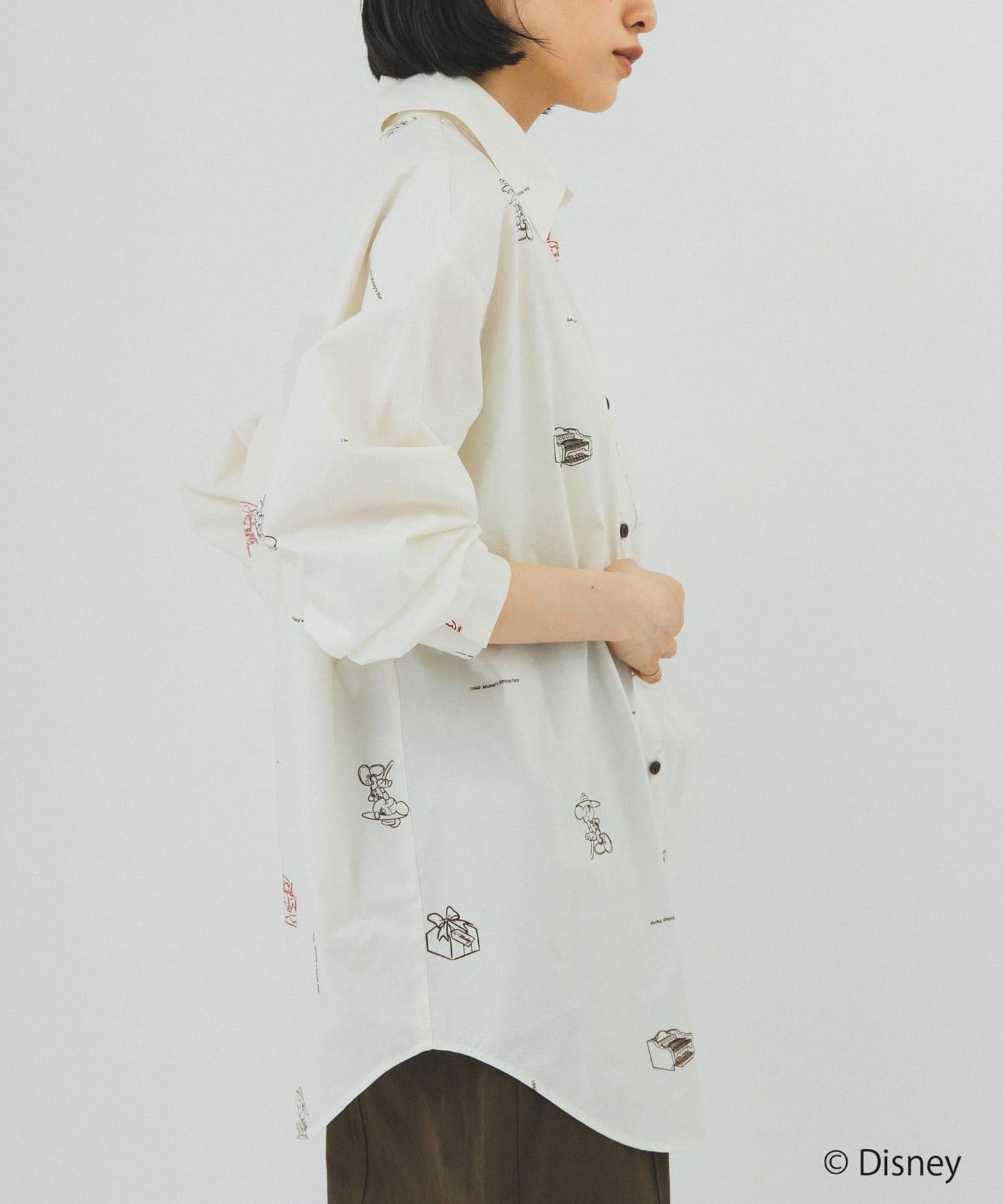 迪士尼印花襯衫