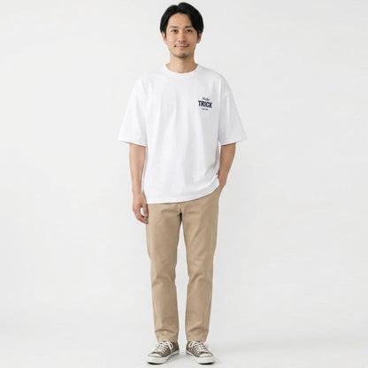 親子款 DAD後背Logo刺繡寬鬆短袖T恤