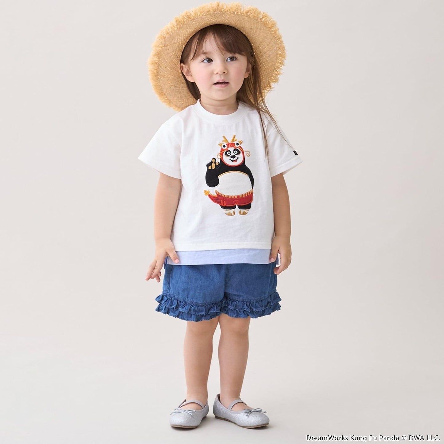【聯名】【功夫熊貓】刺繡短袖T恤