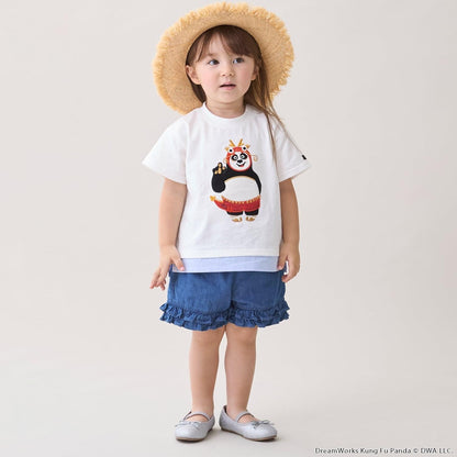 【聯名】【功夫熊貓】刺繡短袖T恤