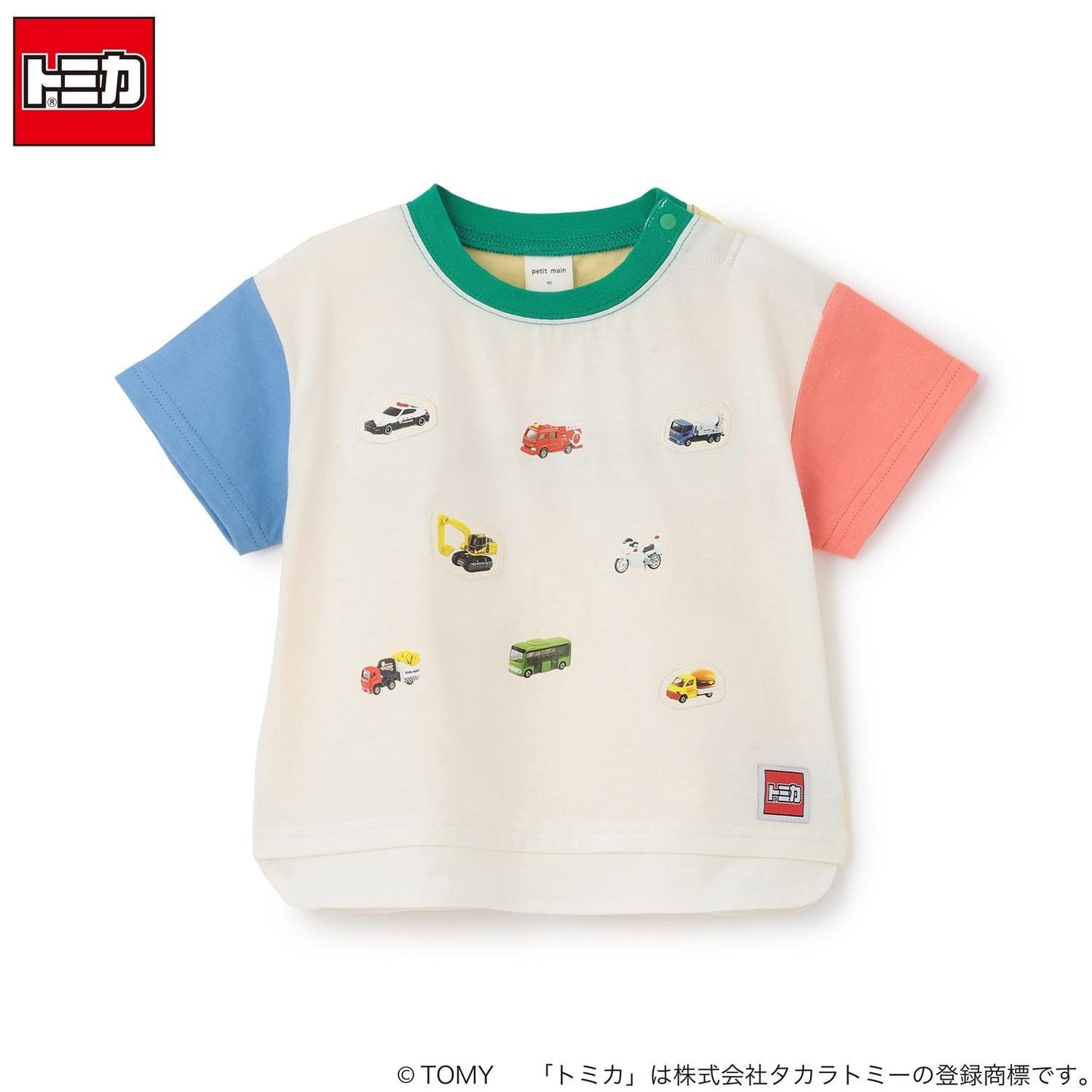 TOMICA 疊層下襬短袖T恤