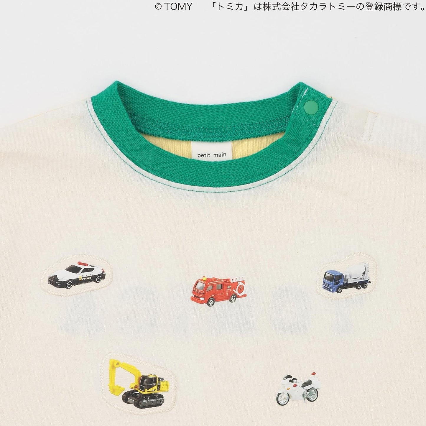 TOMICA 疊層下襬短袖T恤