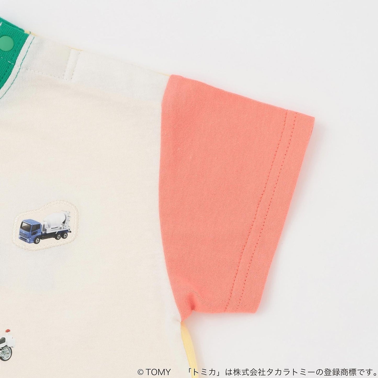 TOMICA 疊層下襬短袖T恤