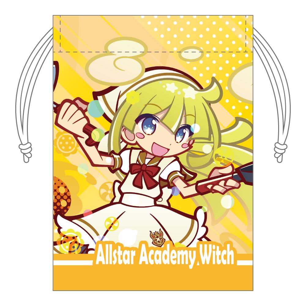 《噗喲噗喲》 幾星學園的Witch 迷你束口袋