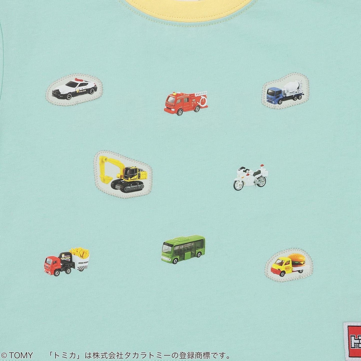 TOMICA 疊層下襬短袖T恤