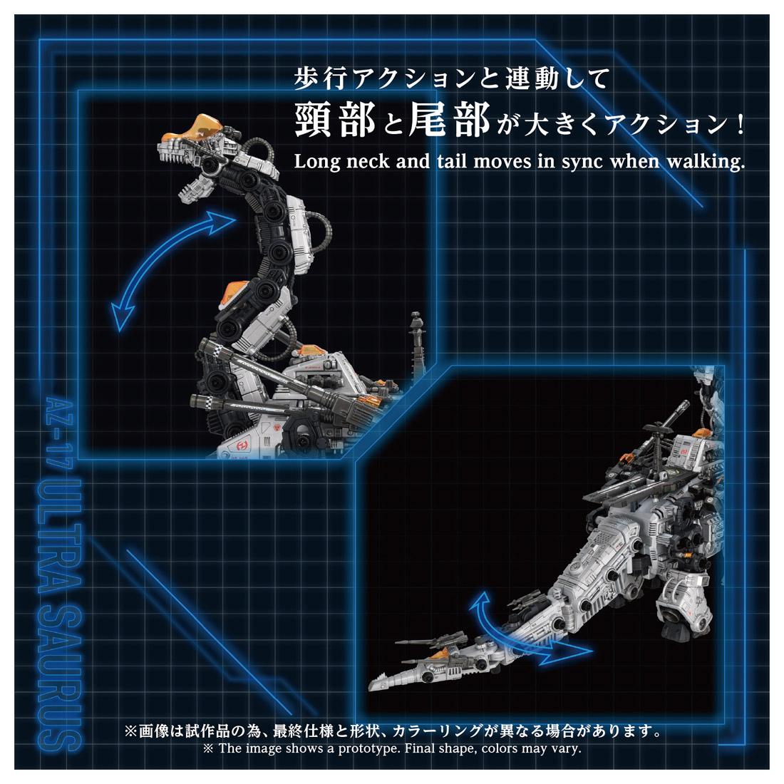 索斯機獸 ZOIDS ADVANCED Zi 1/72 AZ-17 ウルトラザウルス 模型