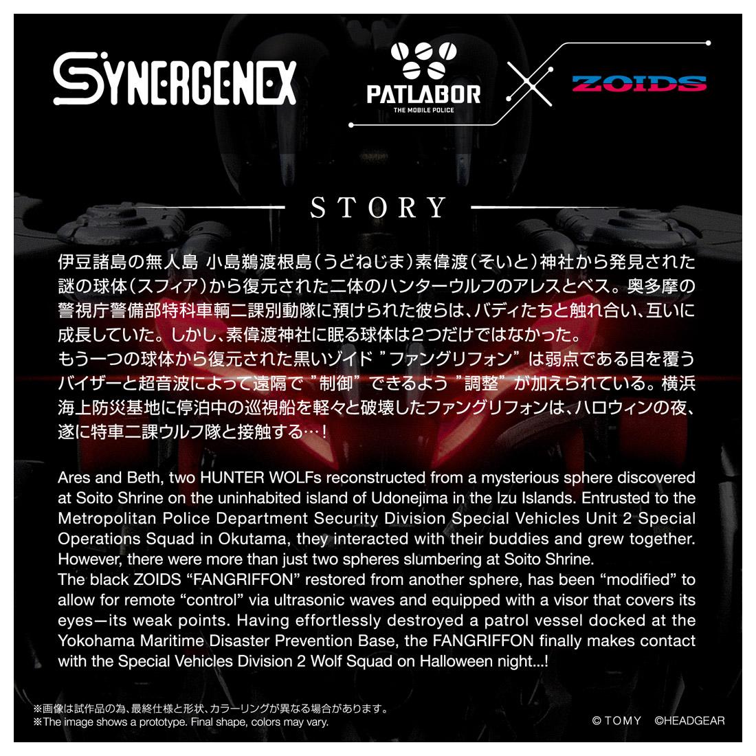 《索斯機獸》×パトレイバー Code Name B.U.D.D.Y._SYNERGENEX ファングリフォン