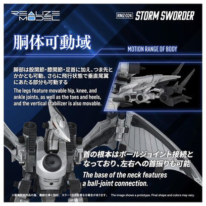 索斯機獸 ZOIDS REALIZE MODEL 1/100 RMZ-024 ストームソーダー 模型
