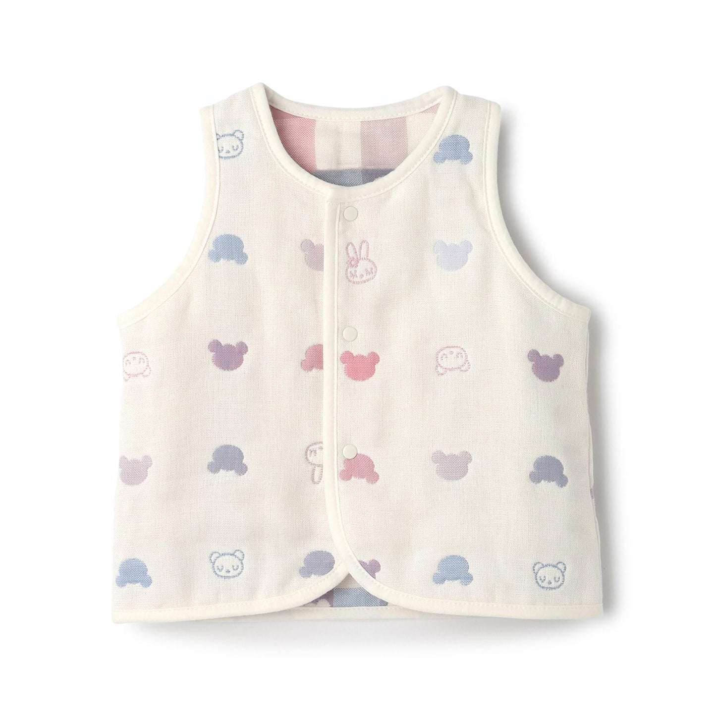 KP×赤ちゃんの城 聯名 6重紗布 馬甲