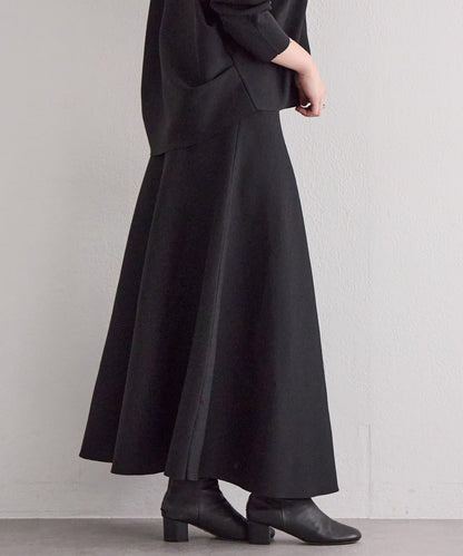 針織喇叭半身裙