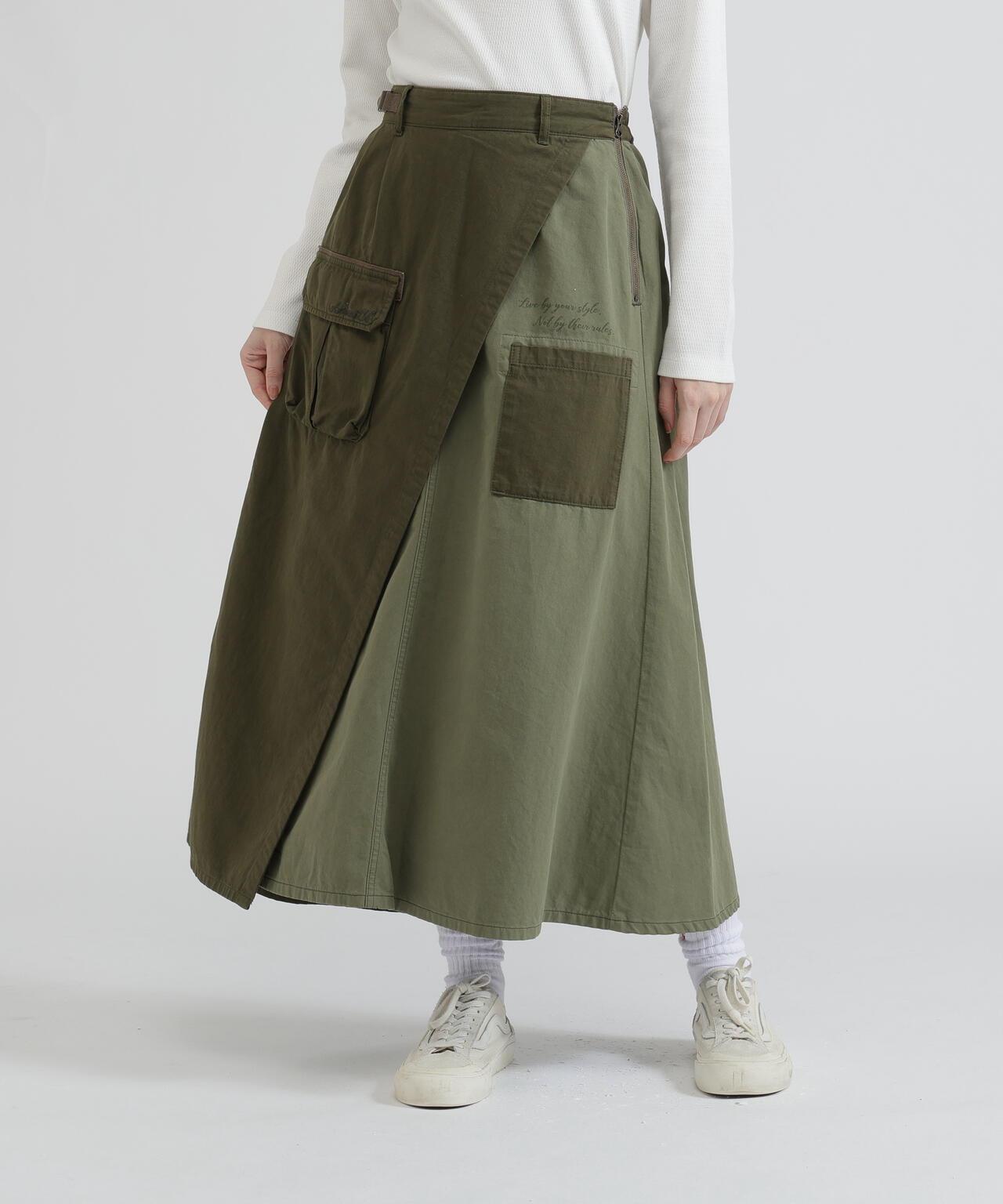 MILITARY LAYERED LIKE 半身裙