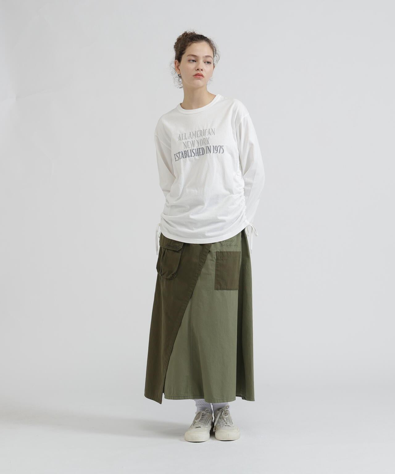 MILITARY LAYERED LIKE 半身裙
