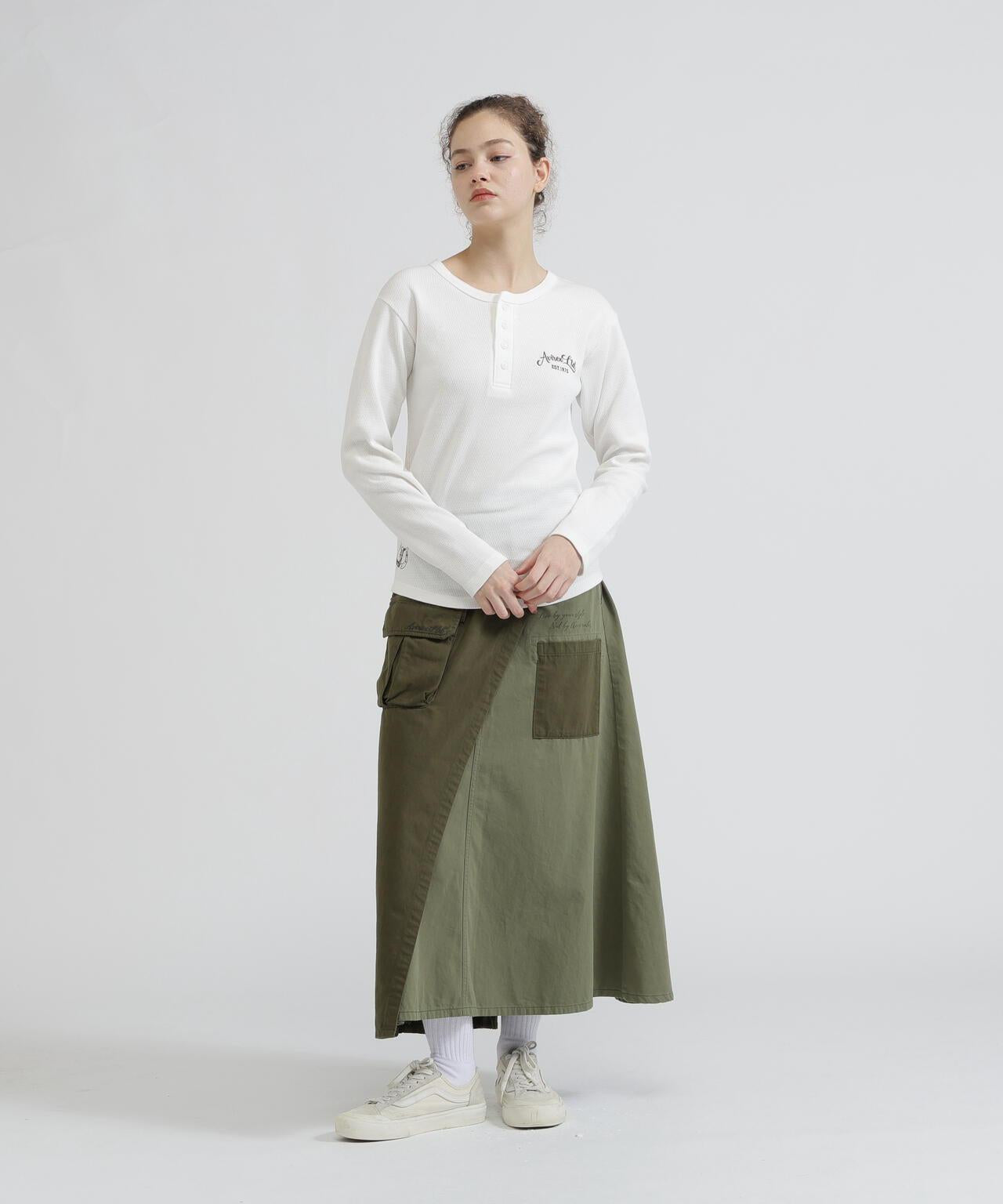 MILITARY LAYERED LIKE 半身裙
