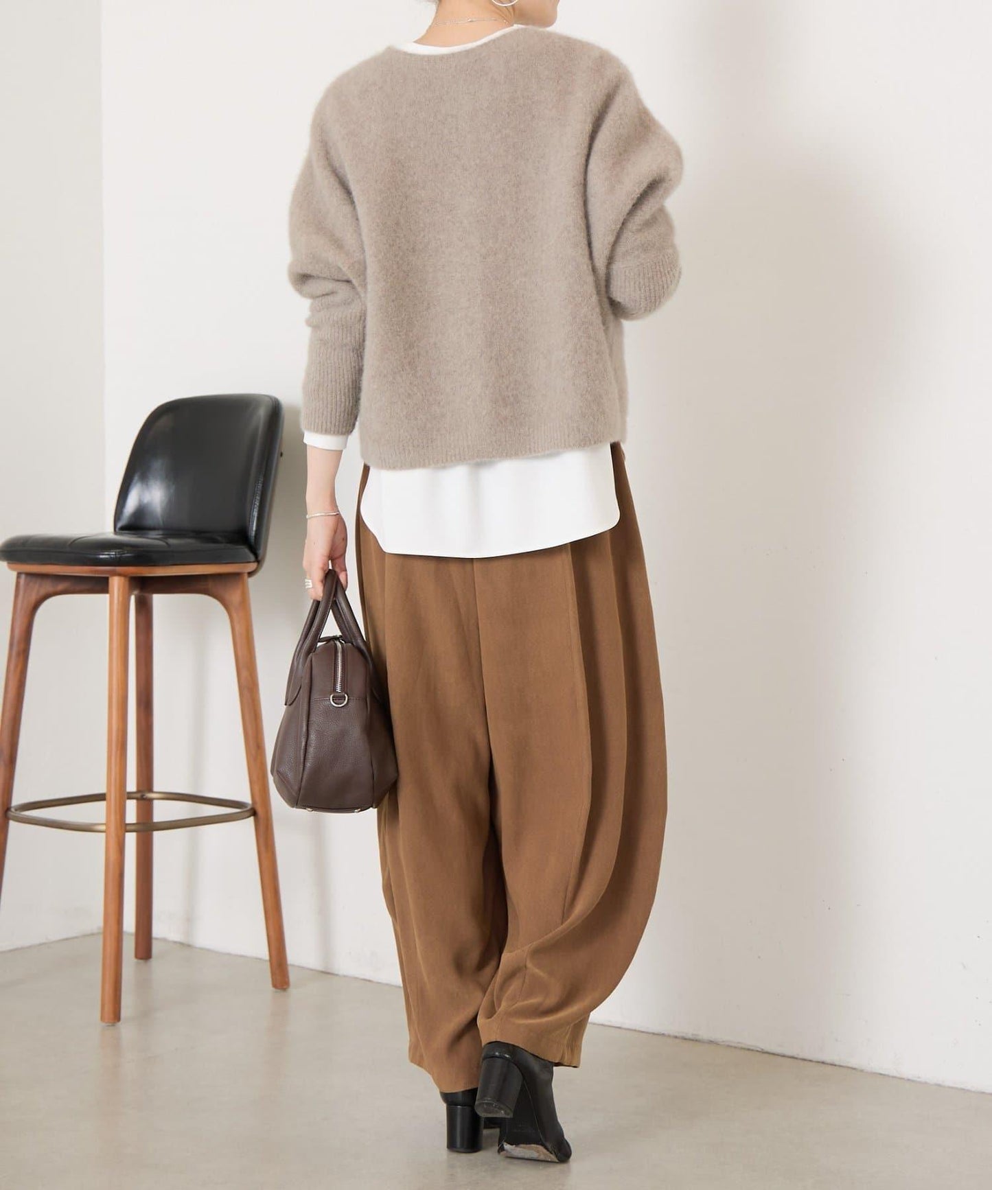 FOX羊毛 後扣 針織衫
