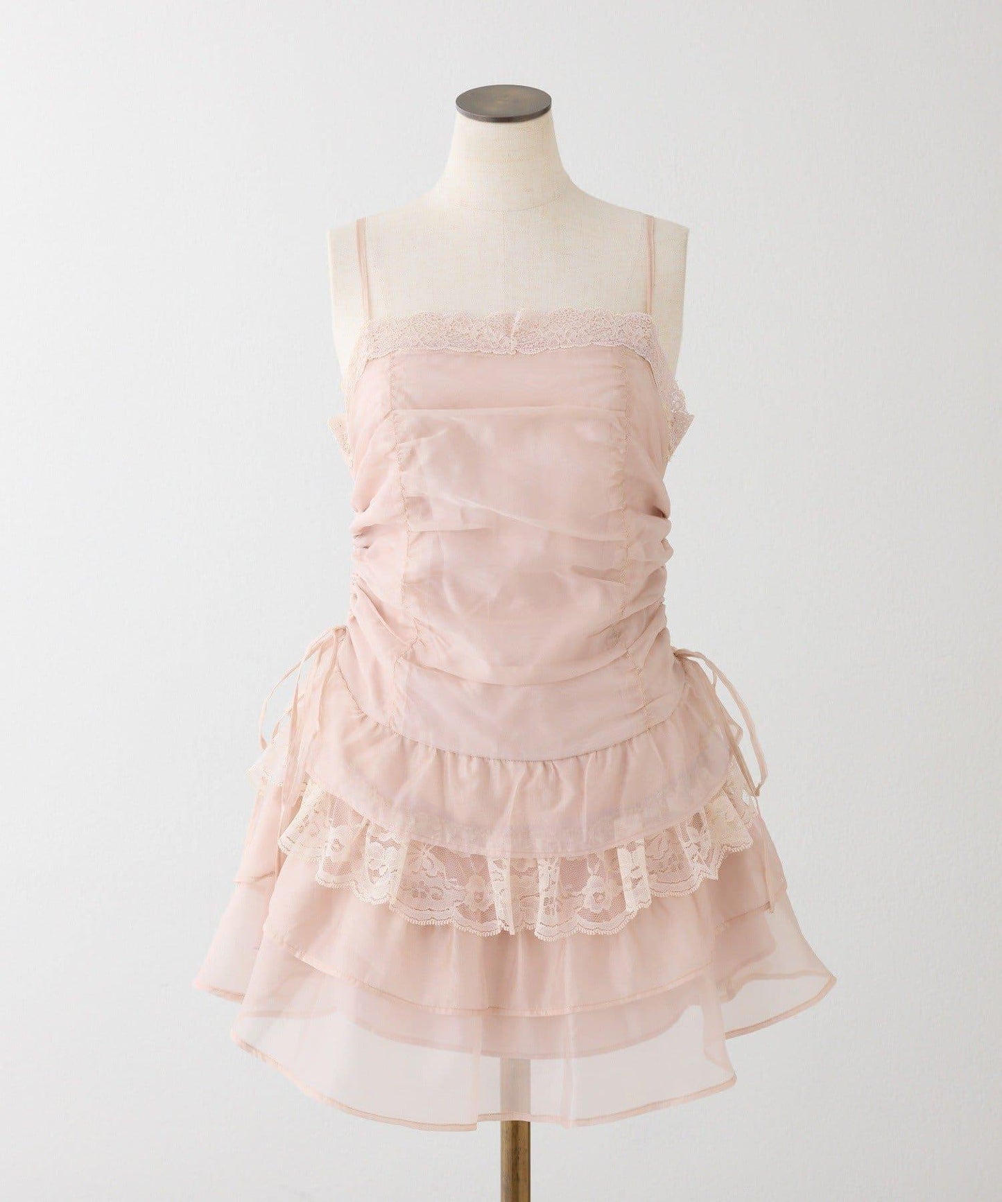 蕾絲抽繩罩衫