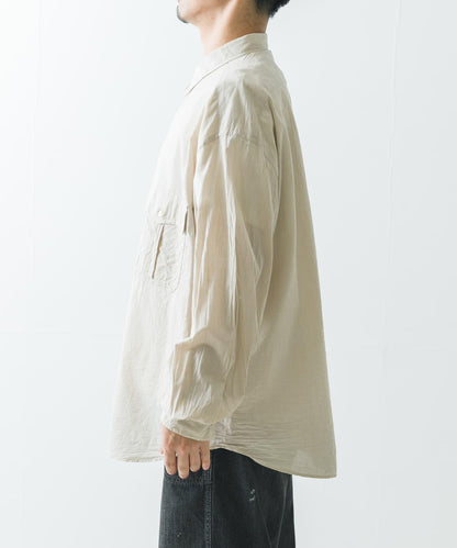 PORTER CLASSIC ROLL UP CHAMBRAY SHIRTS
