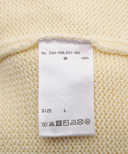 B omnivore/ビーオムニボー HANDSTITCH CABLE KNIT JKT 手工縫線麻花針織夾克