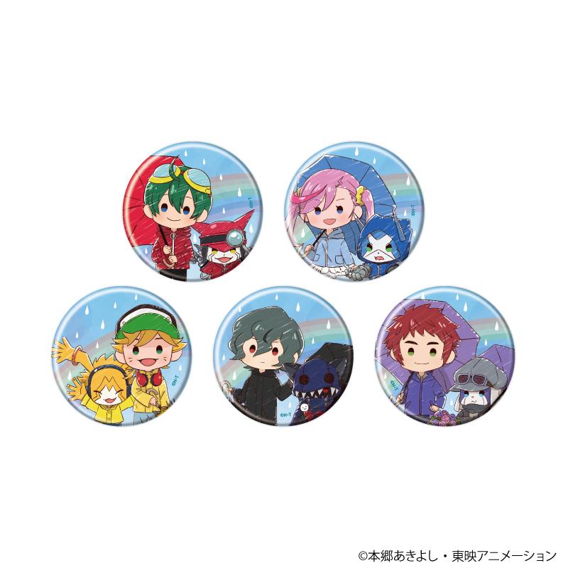 デジモンユニバース アプリモンスターズ（數碼寶貝宇宙 應用怪獸） 梅雨ver. 徽章02 5枚套裝（全5種）
