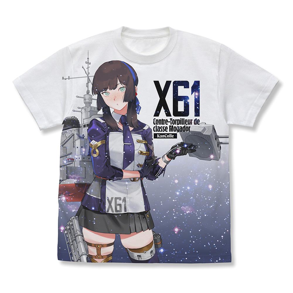艦隊これくしょん -艦これ- Mogador 全幅印花T恤 XL碼 白色