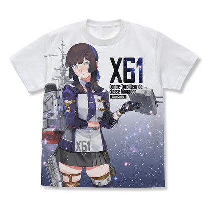 艦隊これくしょん -艦これ- Mogador 全幅印花T恤/WHITE S碼